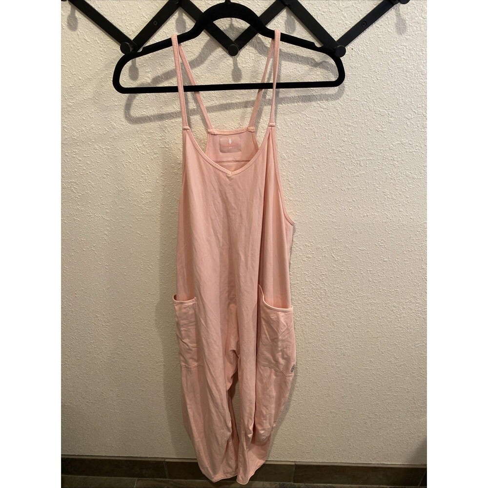 Free People FP Movement Hot Shot Jumpsuit in Pink size S
